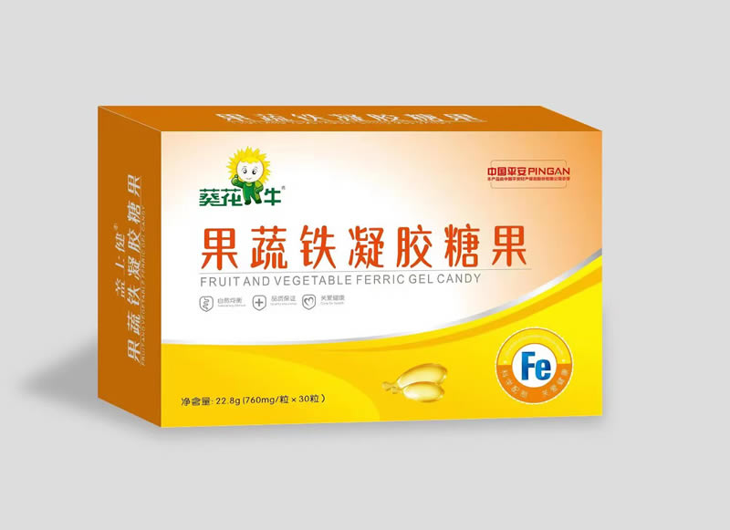 果蔬铁凝胶糖果